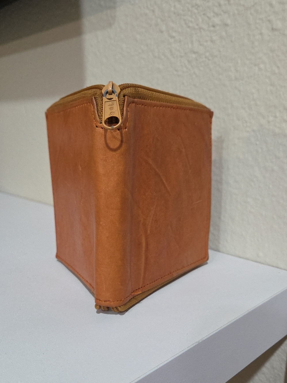 Marshall Zip Wallet - Tan Leather